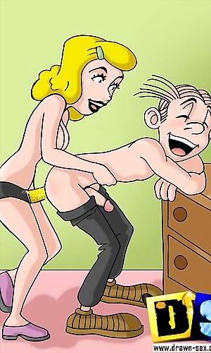 Dagwood Porn - Horniest toon couple | Cartoon Porn Blog