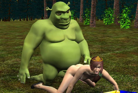 Naked Shrek Porn - Shrek penetrating lovely Princess Fiona | Cartoon Porn Blog